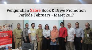 Pengumuman Pemenang Program Promosi Sabre Book & Drive periode February – Maret 2017