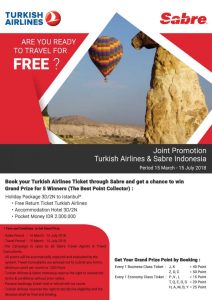 Tingkatkan Terus  Point Anda, Periode Joint Promotion Turkish Airlines di Perpanjang!