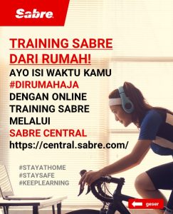 Ayo Ikuti Training Online Sabre Melalui Sabre Central!