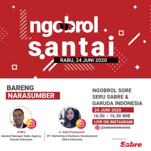 Sabre Rutin Ajak Mitra Ngobrol Santai Melalui Live Instagram
