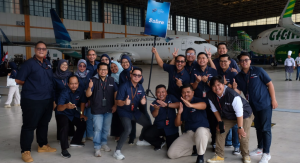 Insan Sabre Indonesia Hadiri Anniversary ke-77 Garuda Indonesia